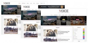 قالب رایگان وردپرس مجله ای Voice