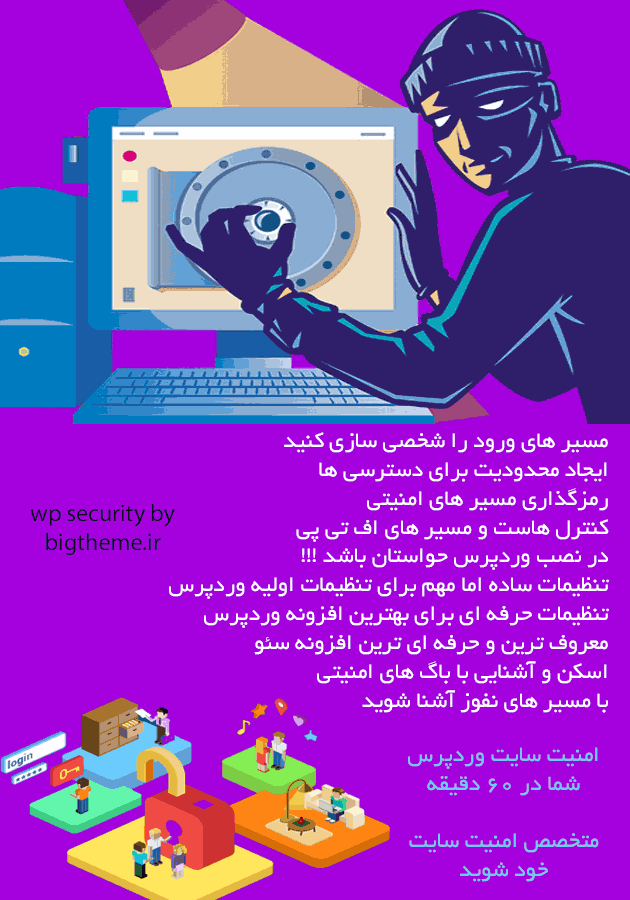 آموزش کانفیگ امنیت وردپرس