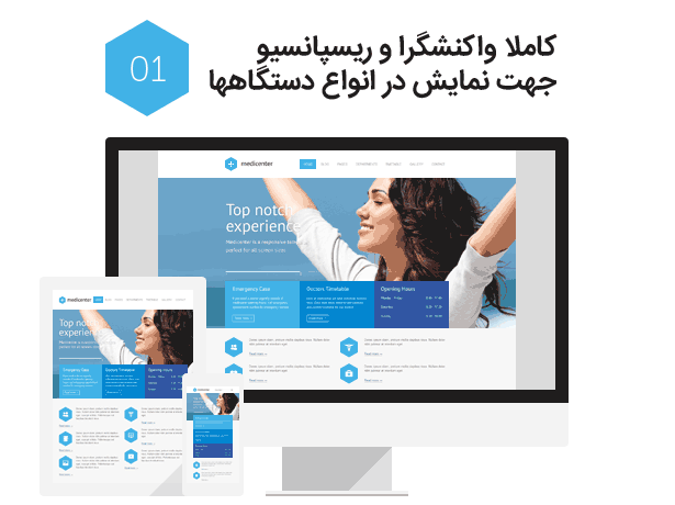 قالب وردپرس کلینیک Medicenter