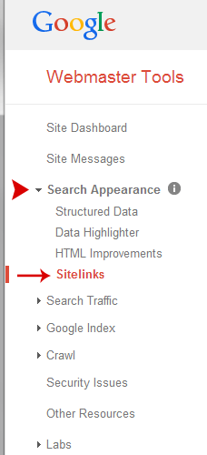 sitelink چیست ؟ تنظیم sitelink در گوگل وبمستر